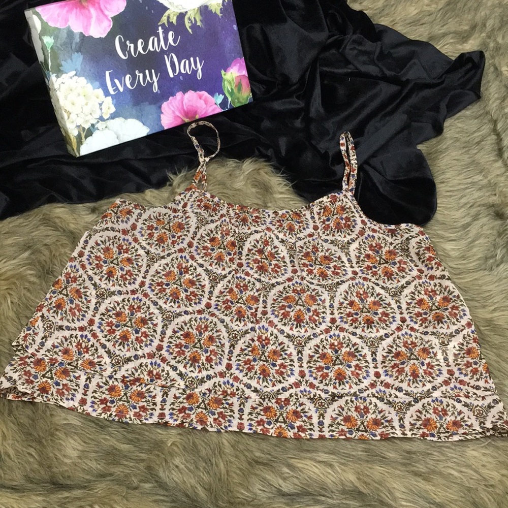 Vintage Style Crop Tank